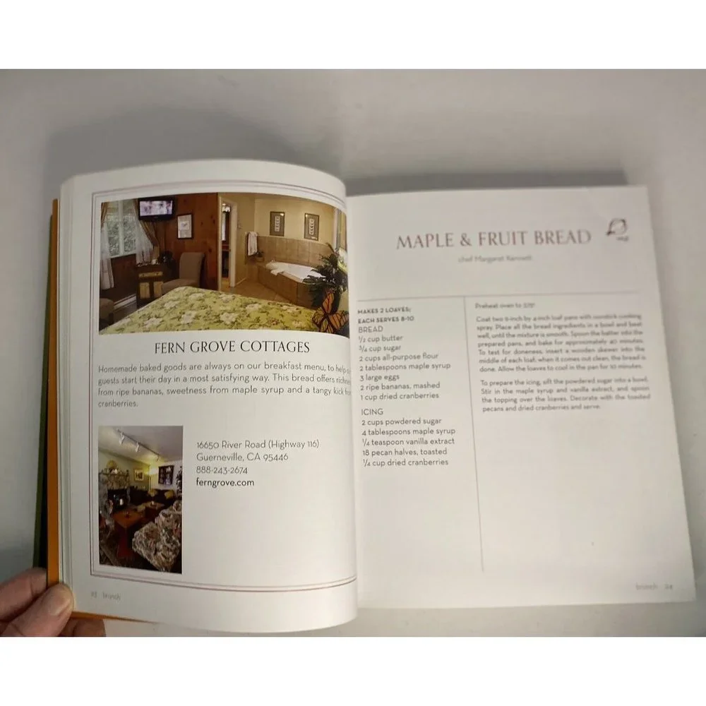 Tasting Along the Wine Road Cookbook Sonoma California Vineyards